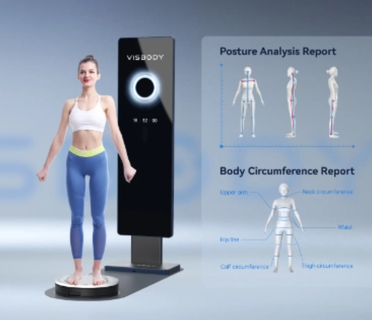 VisBody 3D Body Scanner con analisi posturale e circonferenze corporee - Bio-Clinic Sassari